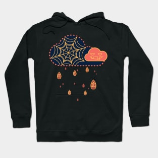 Spider web clouds for Halloween Hoodie